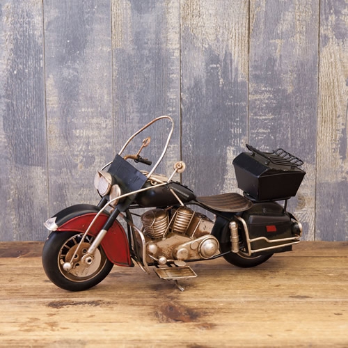 ブリキのバイク ハーレーダビッドソンモデルアメリカンオートバイ／WILD SEVEN BK(Mサイズ)