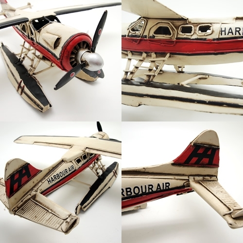 ブリキの飛行機 水上飛行機HARBOUR AIR(Mサイズ) , ブリキのおもちゃTOP