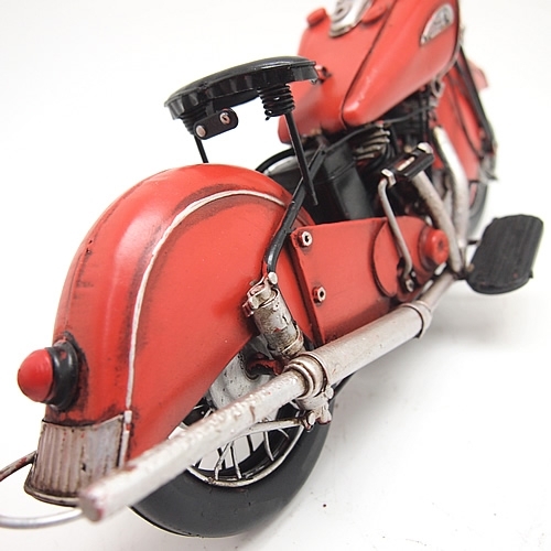 ブリキのバイク インディアン(Indian)スカウトモデルヴィンテージオートバイ(Mサイズ)