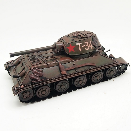 ブリキの車 ソ連軍用戦車(中戦車) タンクタイプ T-34(Mサイズ)