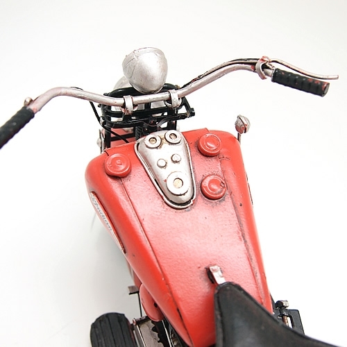 ブリキのバイク インディアン(Indian)スカウトモデルヴィンテージオートバイ(Mサイズ)