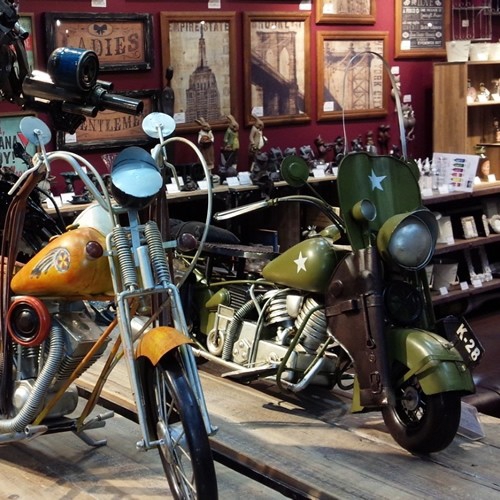 【送料無料】ブリキのバイク ハーレーダビッドソンWLAアメリカ軍用バイクK-28(LL特大サイズ)【メーカー直送品】