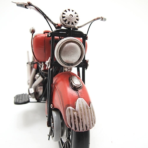 ブリキのバイク インディアン(Indian)スカウトモデルヴィンテージオートバイ(Mサイズ)